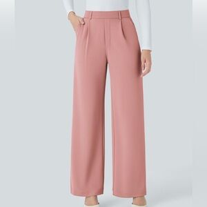 Halara high waisted straight leg crepe work pants